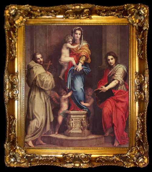 framed  Andrea del Sarto Harpyienmadonna, ta009-2